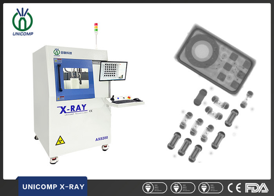QFN CSP için 90kV 5um CNC Programlanabilir X Ray Makinesi AX8200MAX